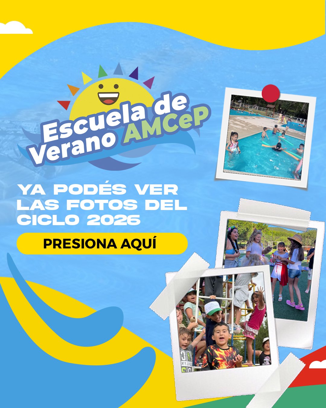 Presiona para ver las fotos del ciclo 2026 - Escuela de Verano AMCeP